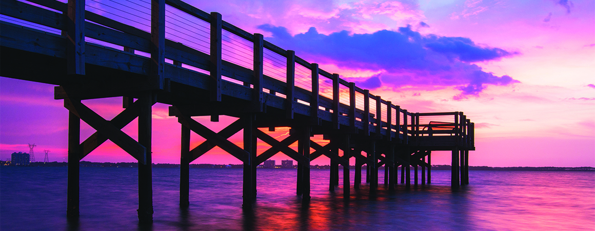 Sunset at FSU Pier