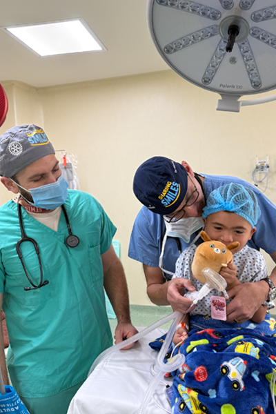 Child being prepared for surgery 2