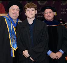 First-year student at 2019 convocation