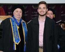 First-year student at 2019 convocation