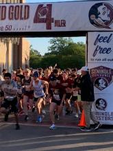 FSU PC Running Club at FSU 4 Miler