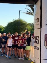FSU PC Running Club at FSU 4 Miler