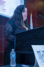 Tiffany Castricone,event moderator (Architect first female S.A.M.E. chapter president)